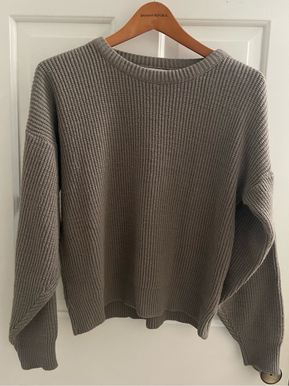 Vintage Le Tigre gray comfortable cotton sweater, size M